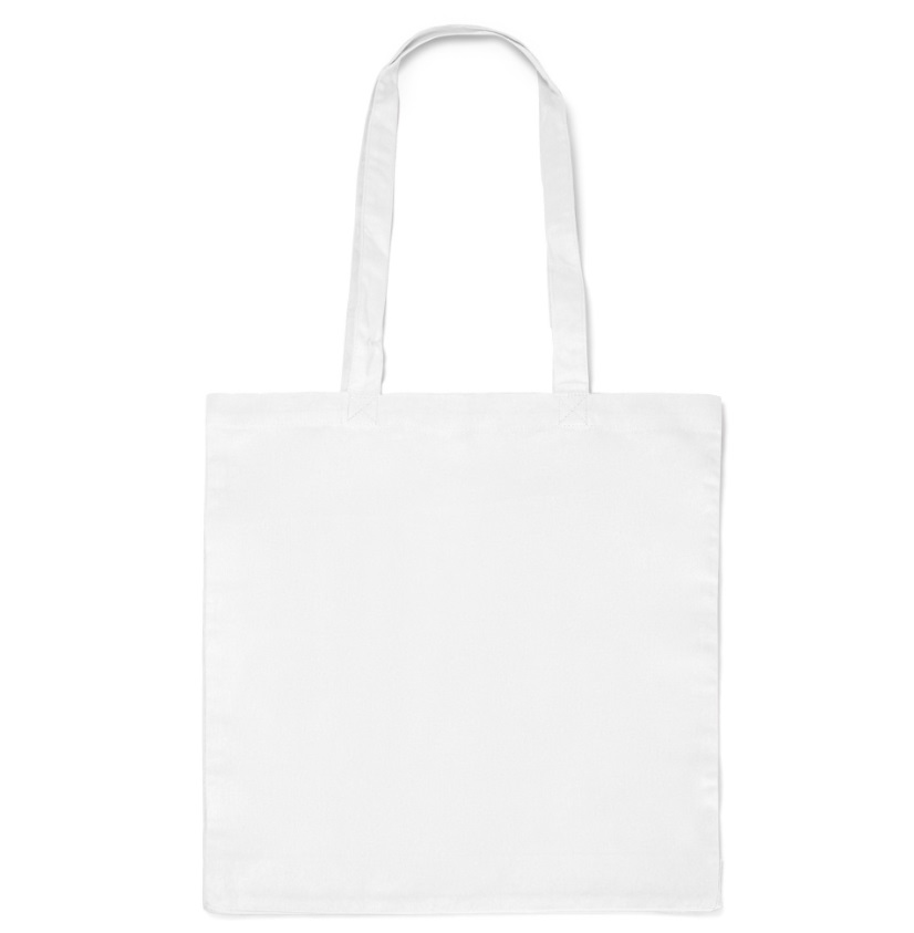 Cotton Bag with a Sewn-in Bottom and Side Panels for Printing